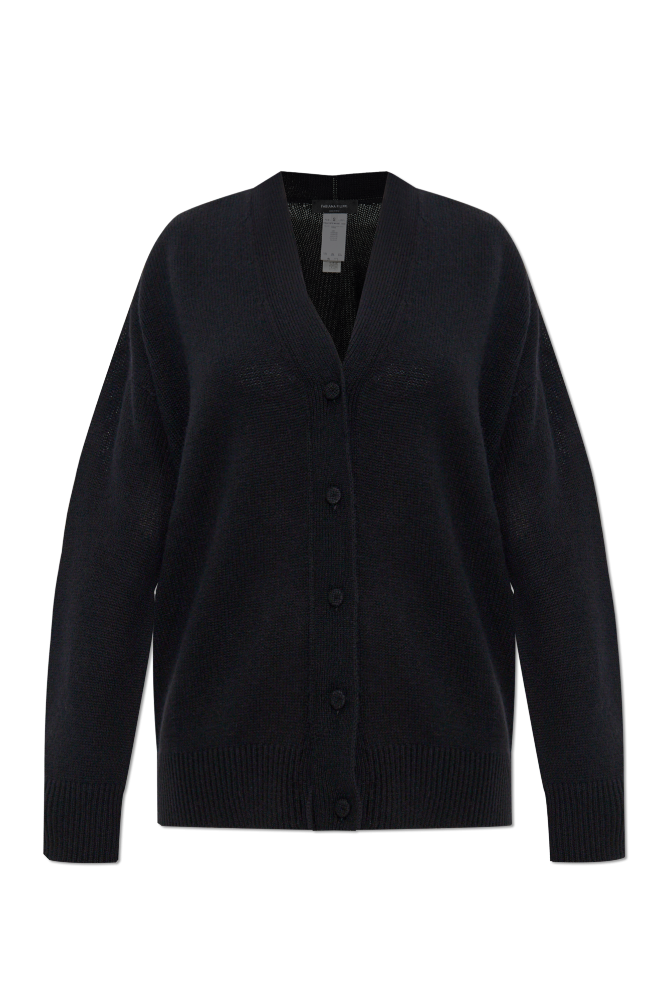 Black Wool cardigan Fabiana Filippi - Vitkac AS
